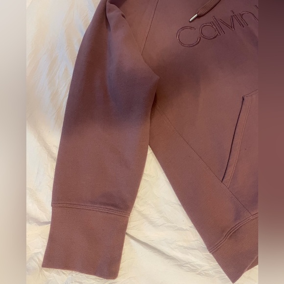 Soft Pink or Rose colored Calvin Klein Hoodie - Picture 4 of 7